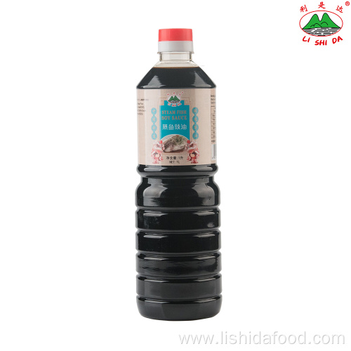 1000ml Glass Bottle Steamed Fish Soy Sauce